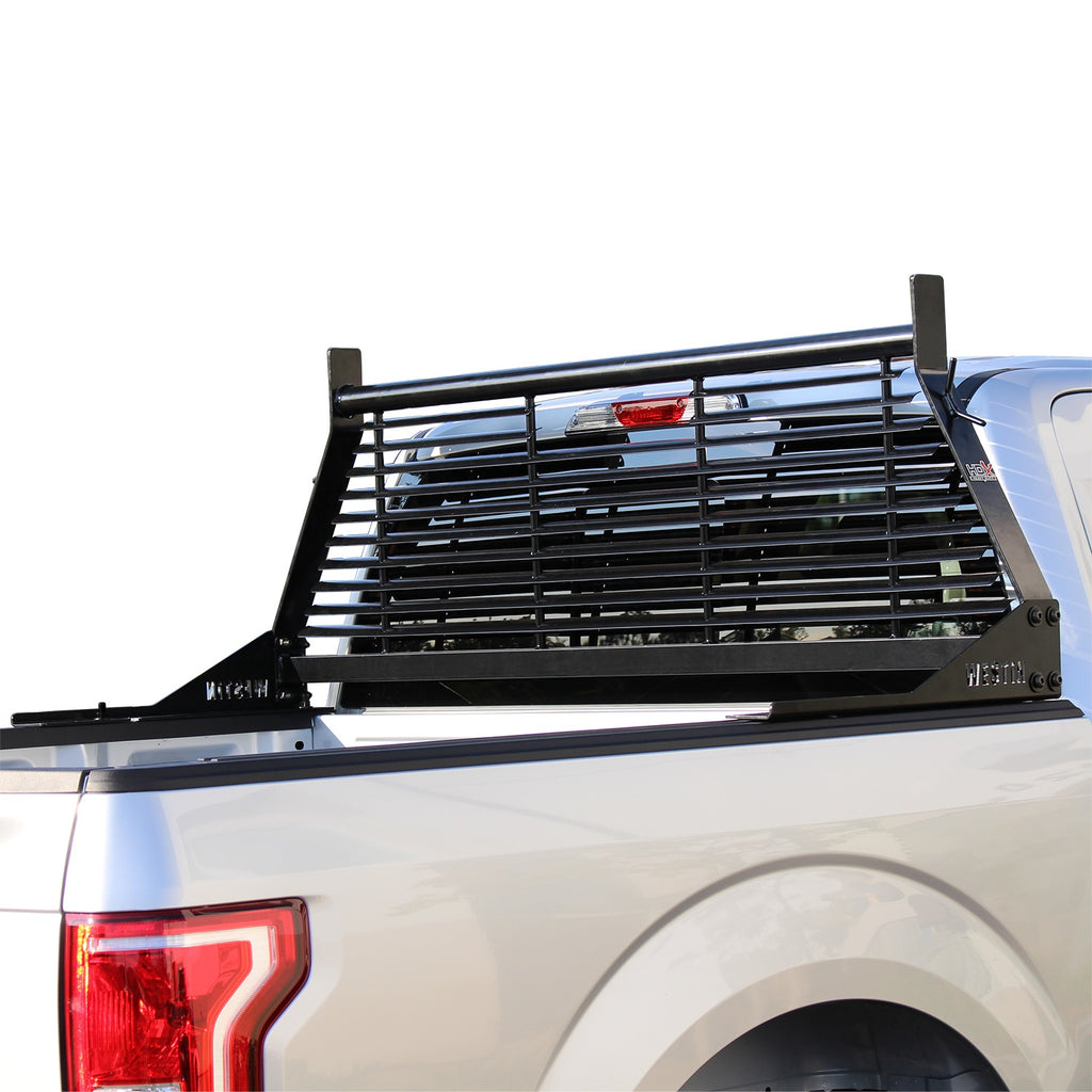 Black-Steel-Hdx-Headache-Rack-;-99-24-SilveradoSierra-1500-99-24-Hd-04-24-F150-07-21-Tundra