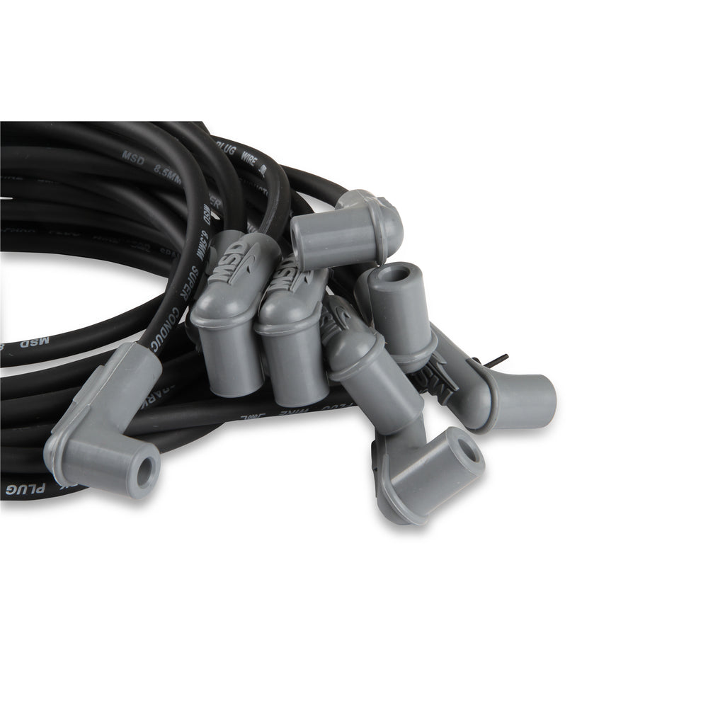 Black-Super-Conductor-Universal-8-Cyl,-90-Degrees-Plug90-Degrees-Plug
