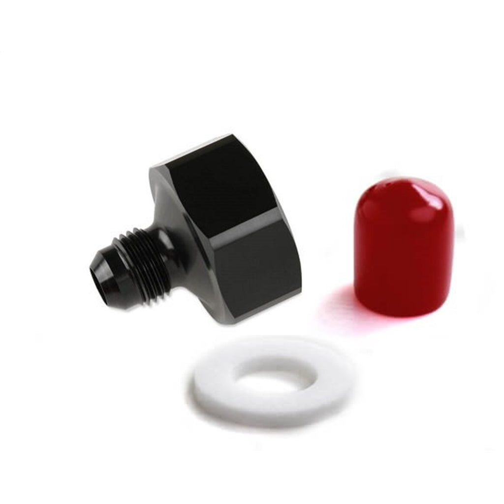 Black-T7075-Aluminum-6An-660-Bottle-Nut-Adapter
