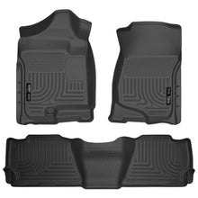 Load image into Gallery viewer, Black-Weatherbeater-Front--Second-Row-Floor-Liners-;-07-14-Escalade-EsvSuburban-Yukon-Xl-07-13-Avalanche