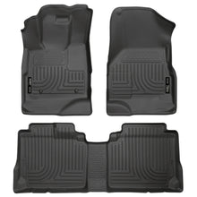 Load image into Gallery viewer, Black-Weatherbeater-Front--Second-Row-Floor-Liners-;-10-17-EquinoxTerrain