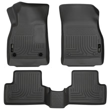 Load image into Gallery viewer, Black-Weatherbeater-Front--Second-Row-Floor-Liners-;-11-15-Cruze2016-Cruze-Limited