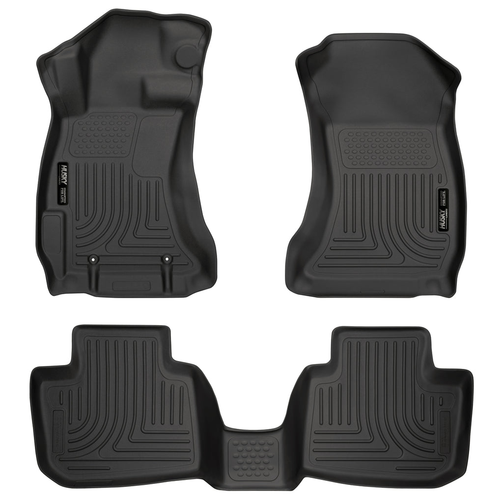 Black-Weatherbeater-Front--Second-Row-Floor-Liners-;-12-16-Impreza-13-17-Crosstrek15-20-Wrx