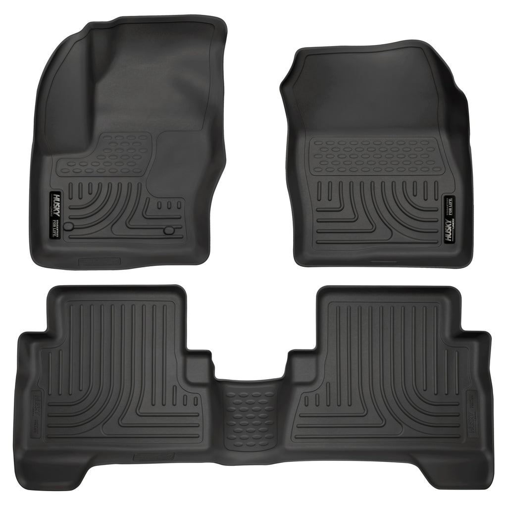 Black-Weatherbeater-Front--Second-Row-Floor-Liners-;-13-19-Escape13-18-C-Max