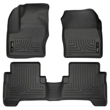 Load image into Gallery viewer, Black-Weatherbeater-Front--Second-Row-Floor-Liners-;-13-19-Escape13-18-C-Max