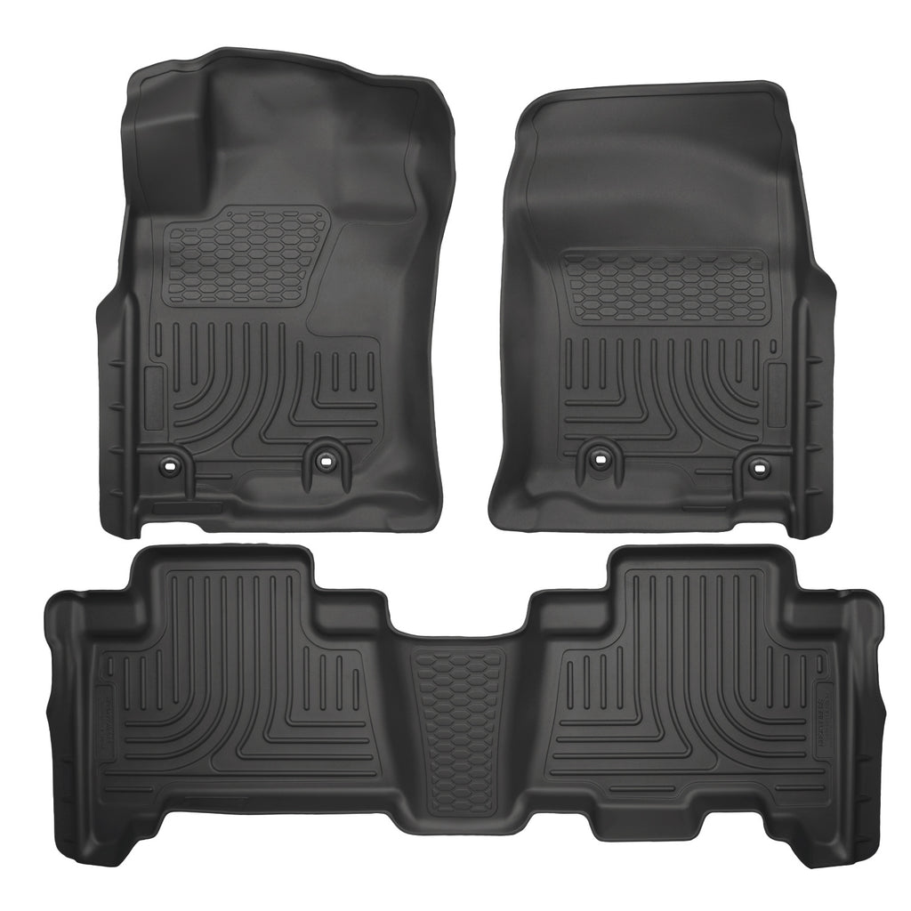 Black-Weatherbeater-Front--Second-Row-Floor-Liners-;-13-21-4Runnner-14-20-Gx460