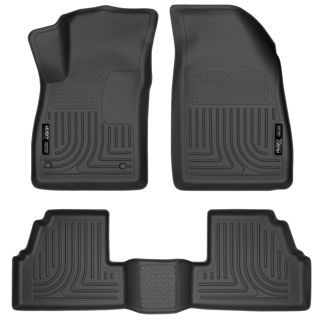 Black-Weatherbeater-Front--Second-Row-Floor-Liners-;-15-22-Trax-13-22-Encore