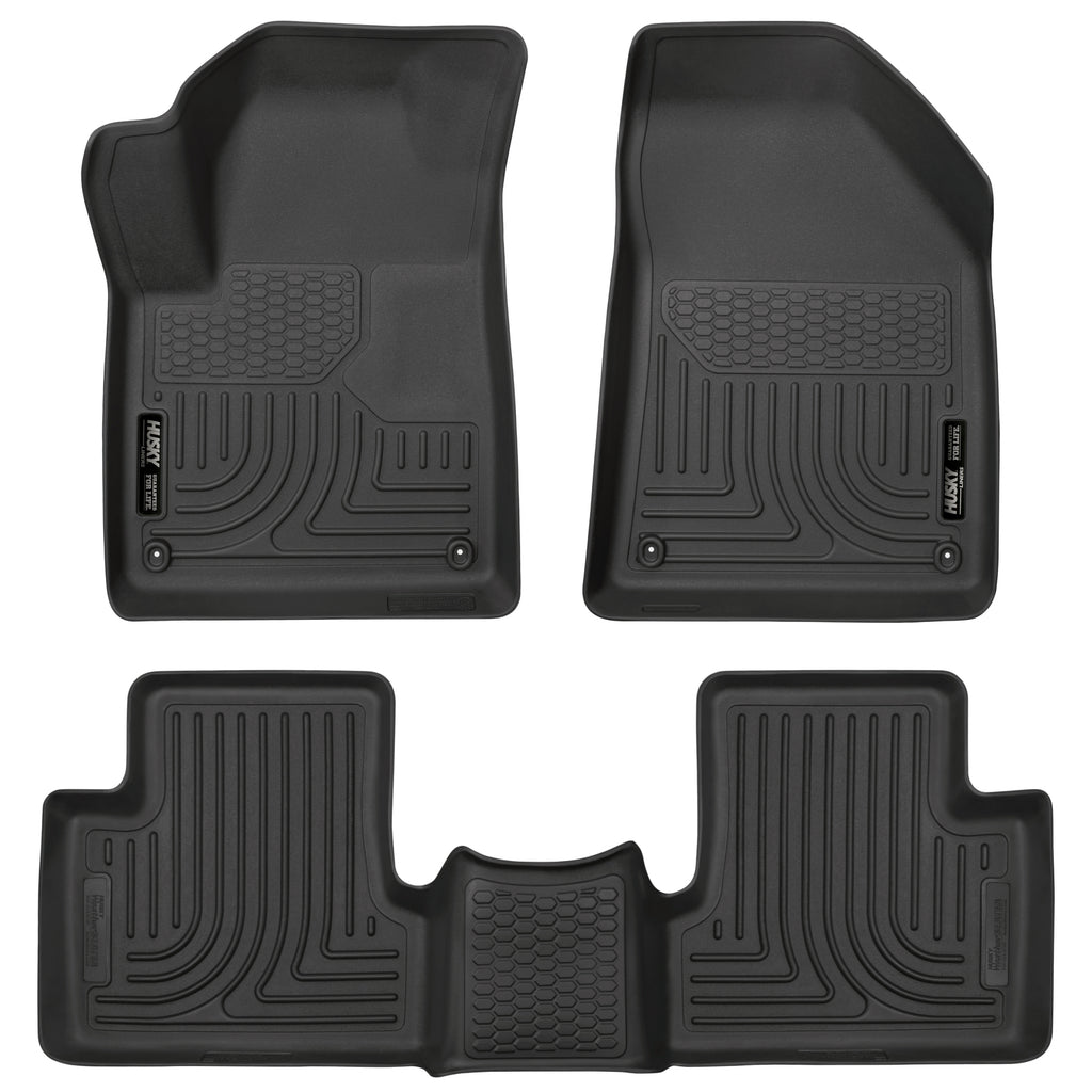Black-Weatherbeater-Front--Second-Row-Floor-Liners-;-15-23-Cherokee