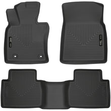 Load image into Gallery viewer, Black-Weatherbeater-Front--Second-Row-Floor-Liners-;-18-23-Camry-(Exc-Hybrid)