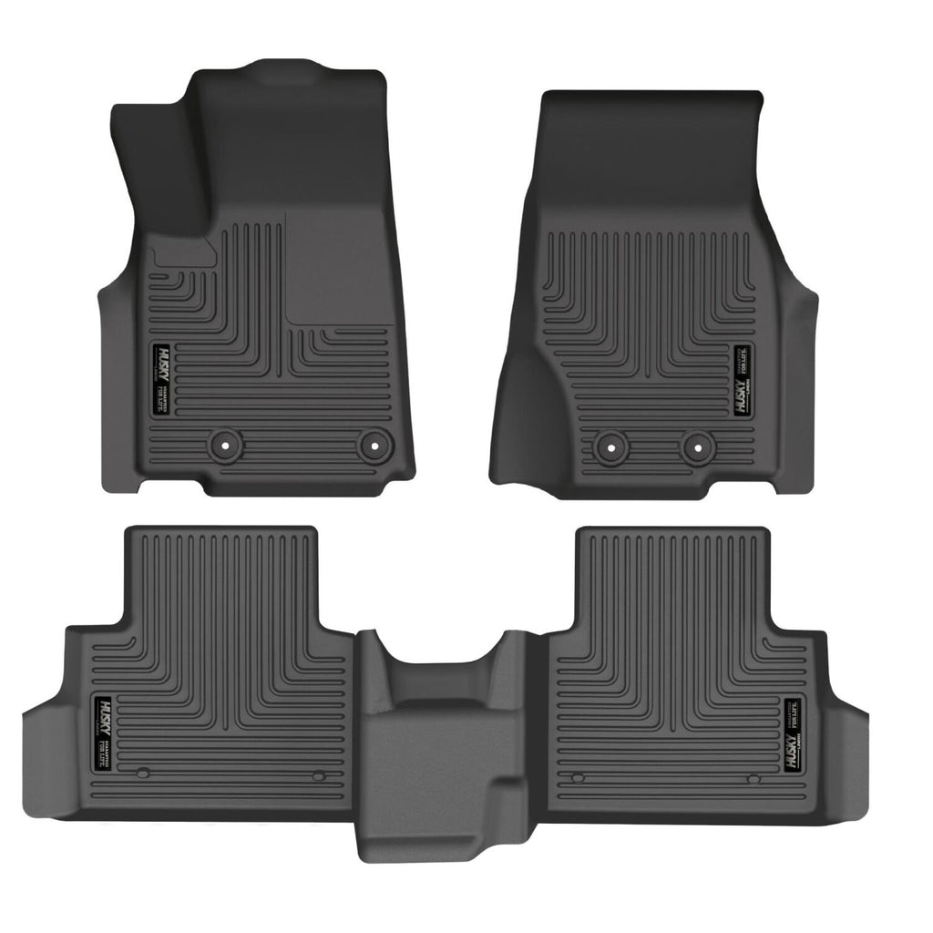 Black-Weatherbeater-Front--Second-Row-Floor-Liners-;-21-23-Grand-Cherokee-L-With-Second-Row-Bench-Seats