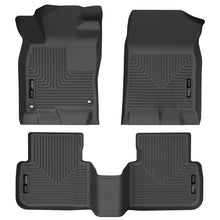 Load image into Gallery viewer, Black-Weatherbeater-Front--Second-Row-Floor-Liners-;-22-23-CivicIntegra