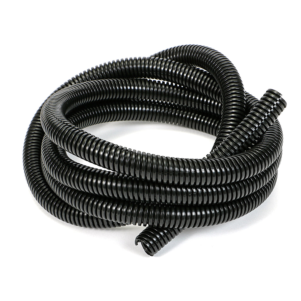 Black-Wire-Harness;-Convoluted;-12-In.-Diameter--(7-Ft)