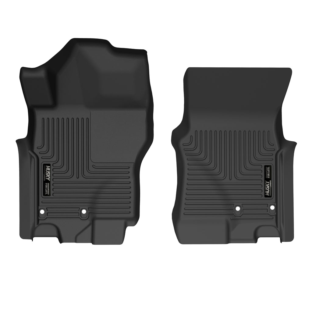 Black-X-Act-Front-Floor-Liners-;-22-23-Frontier-CrewKing-Cab