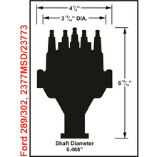 Load image into Gallery viewer, Black,-Ford-289,-302-Dual-Sync-Distributor