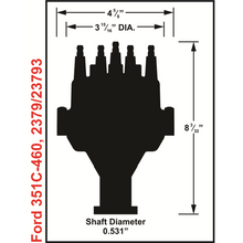 Load image into Gallery viewer, Black,-Ford-351C---460-Dual-Sync-Distributor