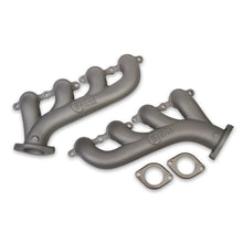 Load image into Gallery viewer, Blackheart-Ls-Swap-Exhaust-Manifolds---Cast-Iron-Gray-Ceramic-Finish