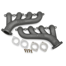 Load image into Gallery viewer, Blackheart-Ls-Swap-Exhaust-Manifolds---Cast-Iron-Gray-Ceramic-Finish