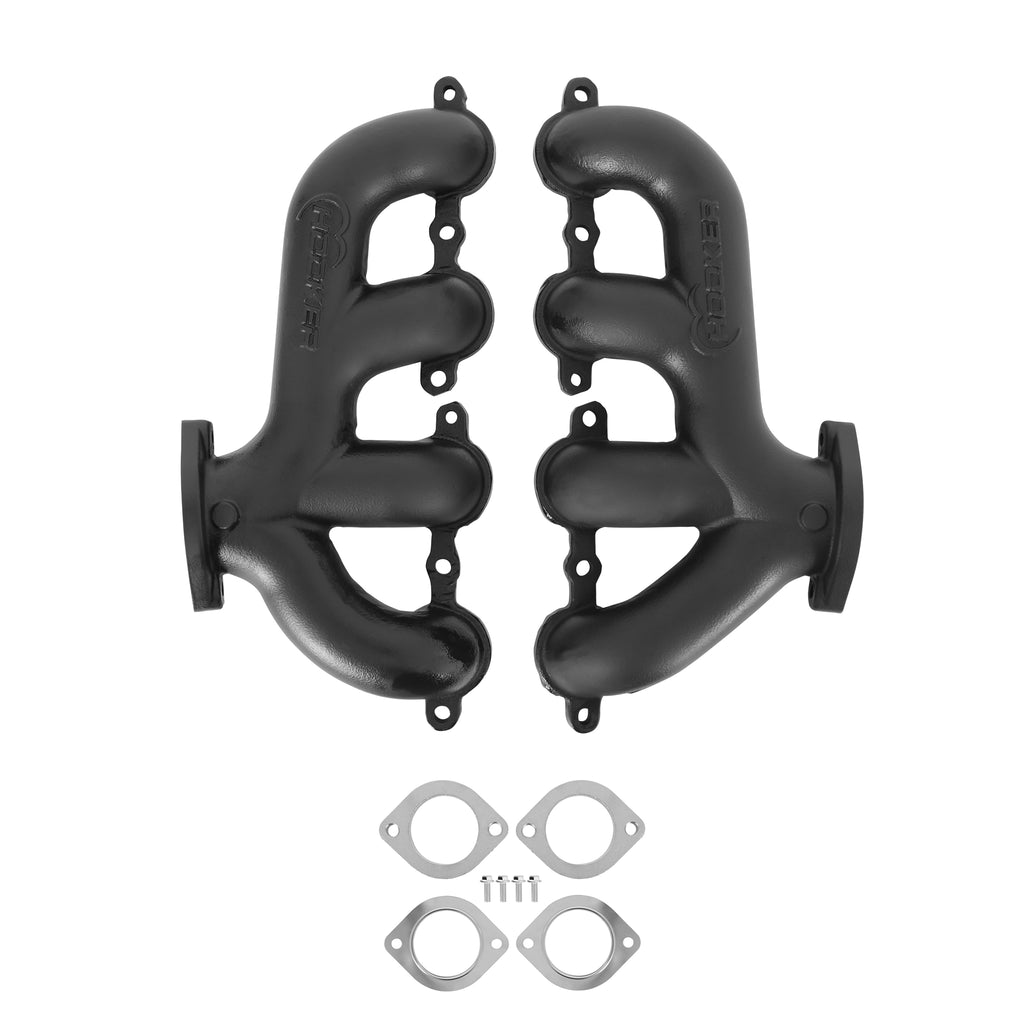 Blackheart-Ls-Swap-Exhaust-Manifolds---Rear-Dump---Black