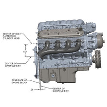 Load image into Gallery viewer, Blackheart-Ls-Swap-Exhaust-Manifolds---Rear-Dump-Sbc-Exit---Black