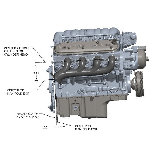 Blackheart-Ls-Swap-Exhaust-Manifolds---Rear-Dump-Sbc-Exit---Natural-Cast