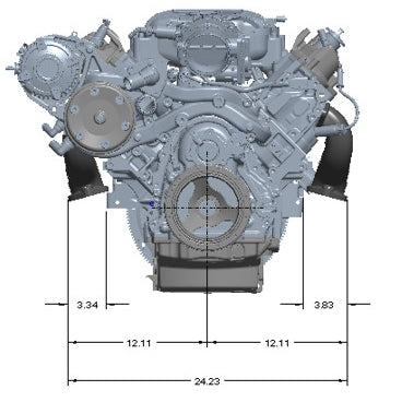 Blackheart-Lt-Swap-Exhaust-Manifolds---Center-Dump---Silver-Ceramic