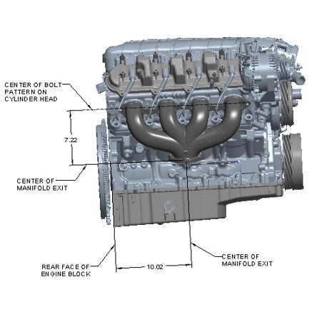 Blackheart-Lt-Swap-Exhaust-Manifolds---Center-Dump---Silver-Ceramic