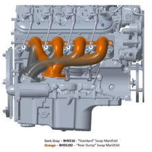 Load image into Gallery viewer, Blackheart-Lt-Swap-Exhaust-Manifolds---Rear-Dump---Natural-Cast