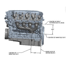 Load image into Gallery viewer, Blackheart-Lt-Swap-Exhaust-Manifolds---Rear-Dump---Silver