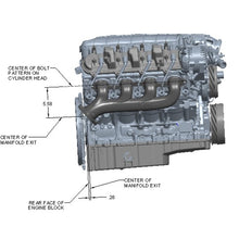 Load image into Gallery viewer, Blackheart-Lt-Swap-Exhaust-Manifolds---Rear-Dump-Sbc-Exit---Natural-Cast