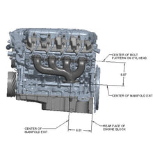 Load image into Gallery viewer, Blackheart-Lt-Swap-Exhaust-Manifolds---Rear-Dump-Sbc-Exit---Natural-Cast