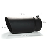 BLACK HORSE MT-SC05-BK Muffler Tip