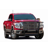 BLACK HORSE RU-NITI17-B-K2 Rugged Heavy Duty Grille Guard Kit