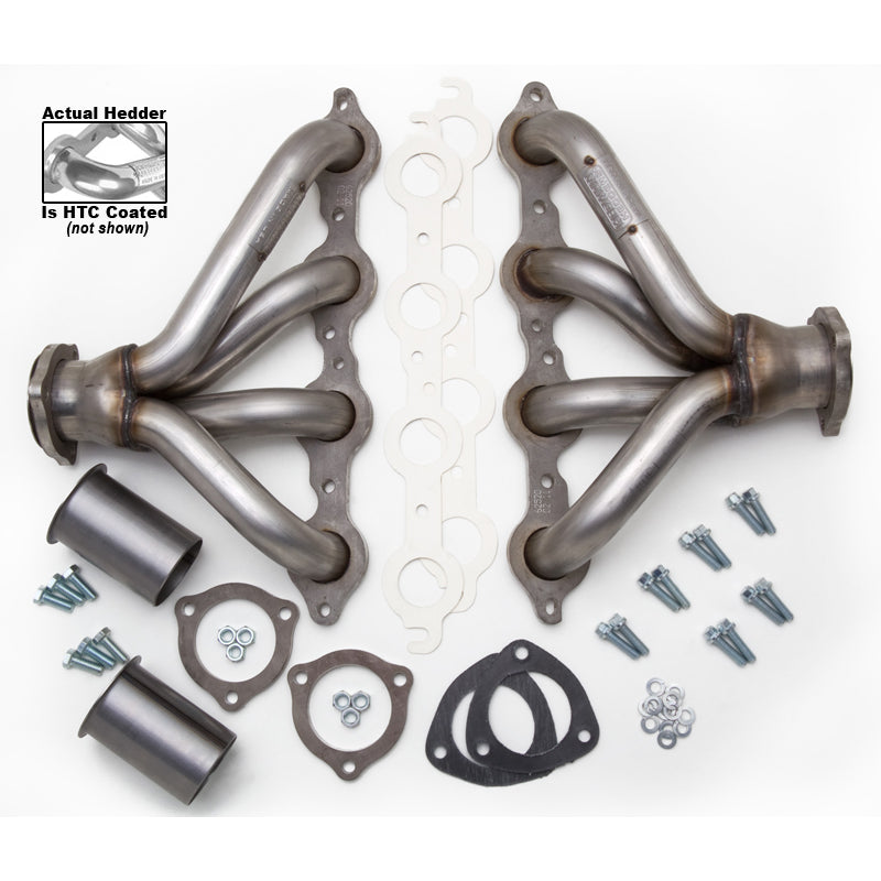 Block-Huggers-304-Stainless-Steel;-Chevy-Ls-Series;-1-12-In.-Tubes-Htc-Coated