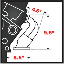 Load image into Gallery viewer, Block-Huggers-304-Stainless-Steel;-Chevy-Ls-Series;-1-12-In.-Tubes-Htc-Coated