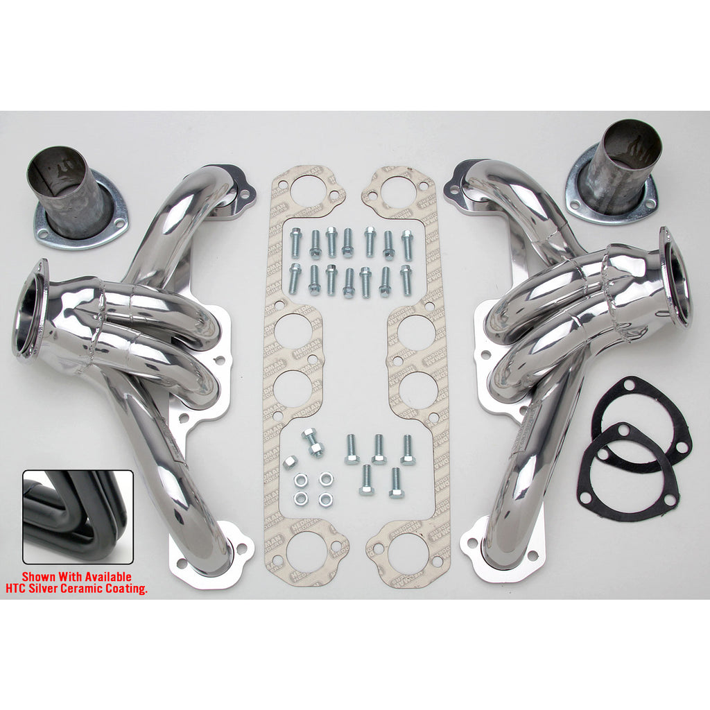 Block-Huggers;-Chevy-409;-1-34-In.-Tubes-Uncoated