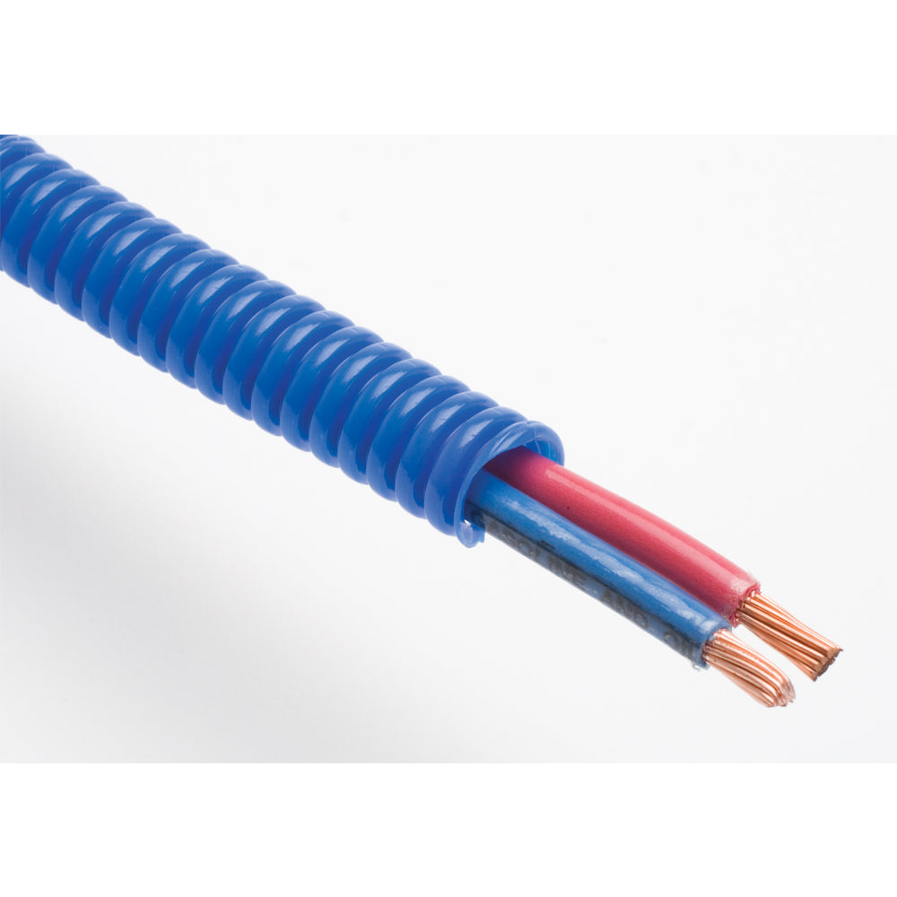 Blue-Wire-Harness;-Convoluted;-14-In.-Diameter--(10-Ft)
