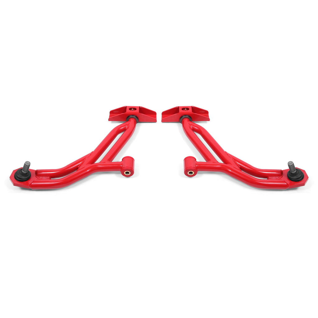 Bmr-10-14-Ford-Mustang--Shelby-Gt500-Non-Adj.-Lower-A-Arms-(PolyDelrin)---Red