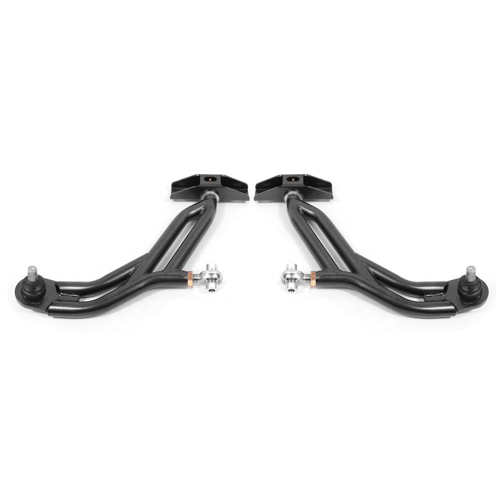 Bmr-10-14-Ford-Mustang-Adj.-Lower-A-Arms-W-DelrinRod-End--18Mm-Tall-Ball-Joint---Black-Hammertone