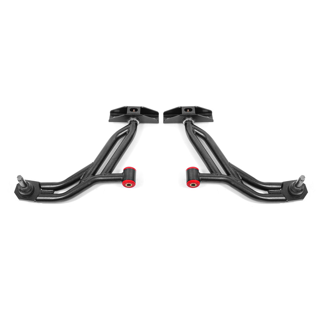 Bmr-10-14-Ford-Mustang-Non-Adj.-Lower-A-Arms-DelrinRod-W-19Mm-Tall-Ball-Joint---Black-Hammertone