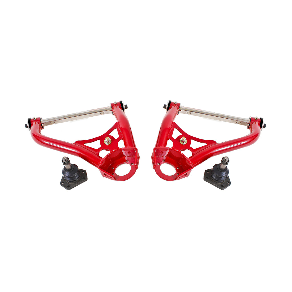 Bmr-67-69-1St-Gen-F-Body-Pro-Touring-Upper-A-Arms-W-Tall-Ball-Joint-(Delrin)---Red