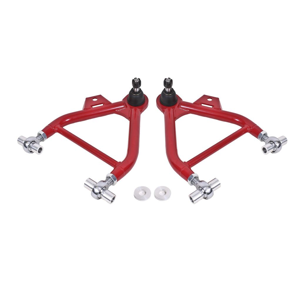 Bmr-79-93-Fox-Mustang-Lower-A-Arms-(Coilover-Only)-W-Adj.-Rod-End-And-Std.-Ball-Joint---Red