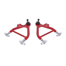 Load image into Gallery viewer, Bmr-79-93-Fox-Mustang-Lower-A-Arms-(Coilover-Only)-W-Adj.-Rod-End-And-Tall-Ball-Joint---Red