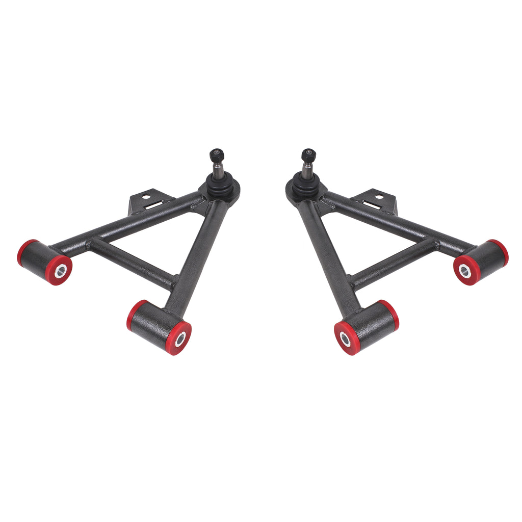 Bmr-79-93-Mustang-Lower-Non-Adj.-A-Arms-(Coilover-Only)-W-Tall-Ball-Joint-(Poly)---Black-Hammertone