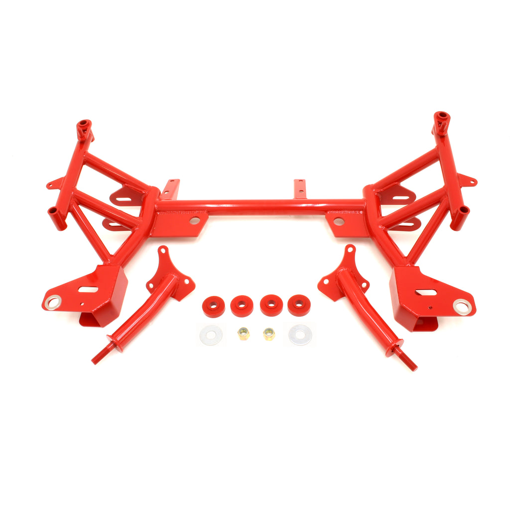 Bmr-93-02-F-Body-K-Member-W-SbcBbc-Motor-Mounts-And-Pinto-Rack-Mounts---Red