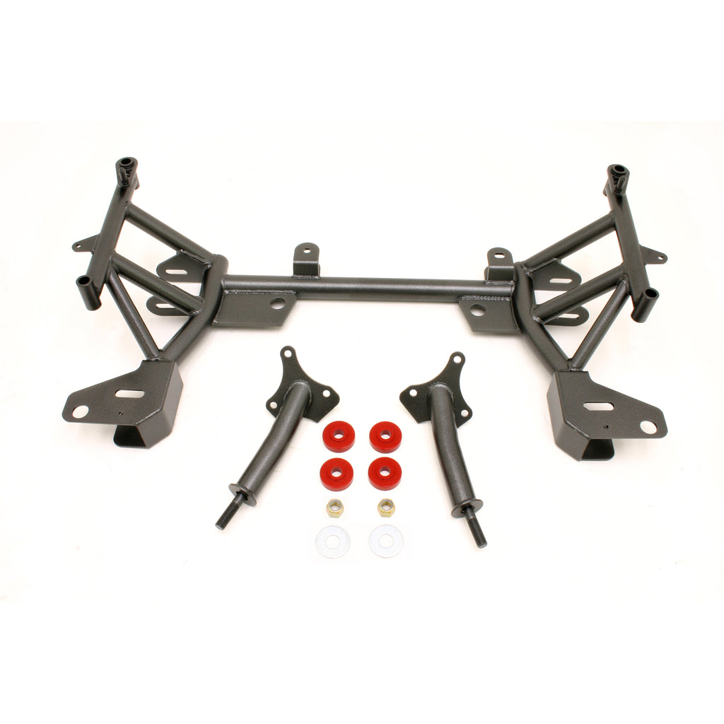Bmr-93-02-F-Body-K-Member-W-SbcBbc-Motor-Mounts-And-Std.-Rack-Mounts---Black-Hammertone