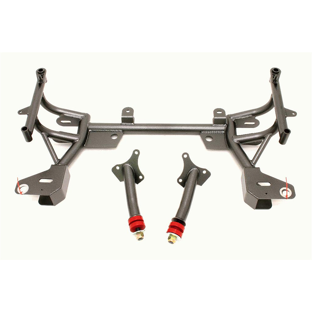 Bmr-93-02-F-Body-K-Member-W-Turbo-SbcBbc-Motor-Mounts-And-Std.-Rack-Mounts---Black-Hammertone