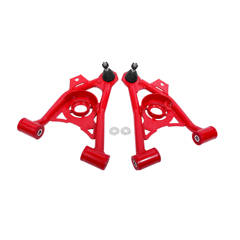 Bmr-94-04-Ford-Mustang-Non-Adj.-A-Arms-Lower-(Poly)-W-Spring-Pocket---Red