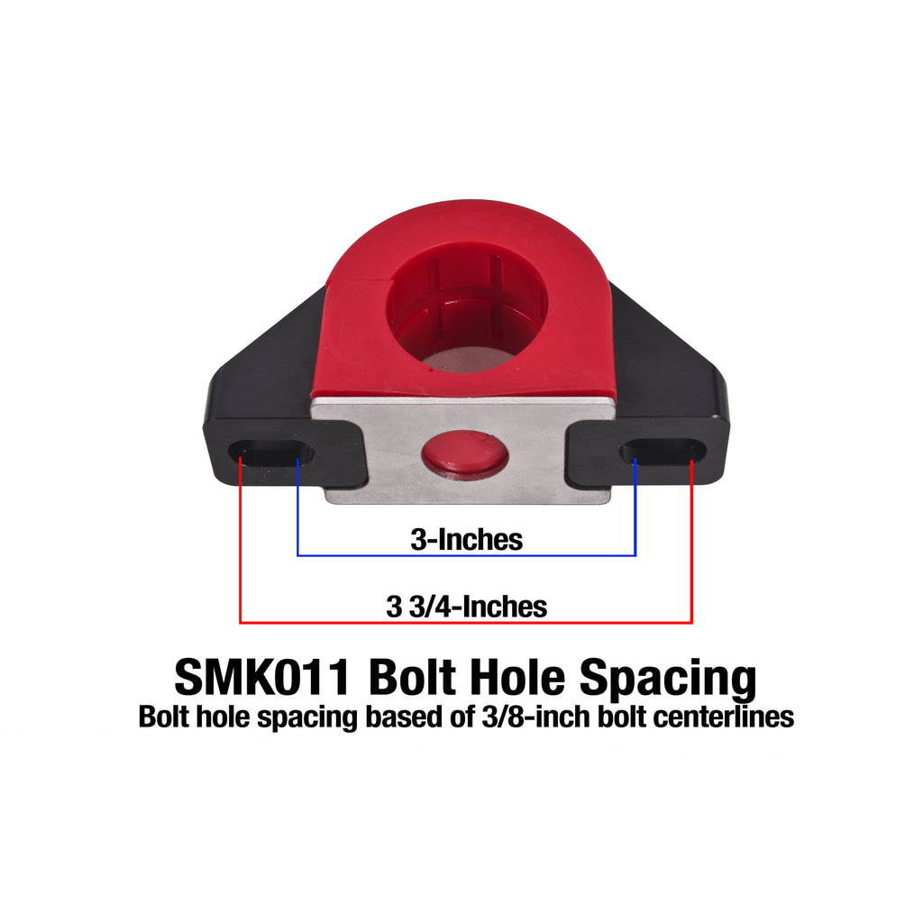 Bmr-Universal-1.5In-Billet-Aluminum-Sway-Bar-Mount-Mount-(Polyurethane)---Black