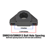 BMR Suspension SMK010 Sway Bar Mount, Billet Alum Mount, 1.375 Inch Poly Bushings