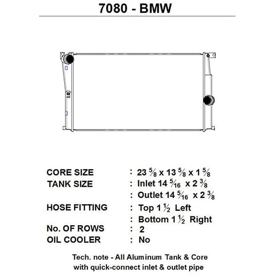 Bmw-2-Seires-(F22F23)--Bmw-3-Series-(F30F31F34)--Bmw-4-Series-(F32F33F36)-MT-Radiator